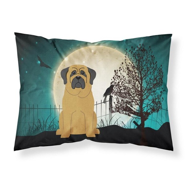 Micasa Halloween Scary Mastiff Fabric Standard Pillowcase, 20.5 x 0.25 x 30 in. MI755163 - main
